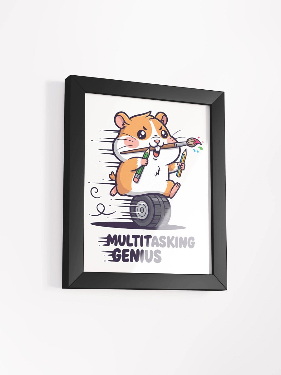 Hyper Hamster Framed High-Quality Matte Poster product image (2)