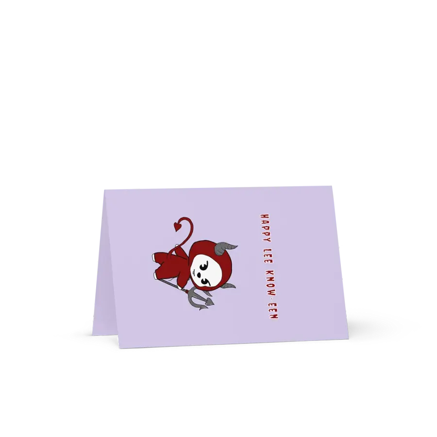 Happy Lee Know-een | Devil Lee Know Greeting Crard product image (22)