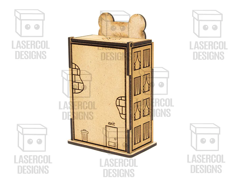 Dog Hotel Box Paint Kit DIY Cut Outs - Laser Cut Files product image (4)