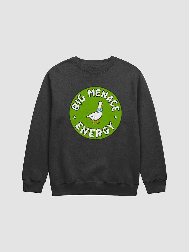 Big Menace Energy Crewneck ( large logo ) product image (1)