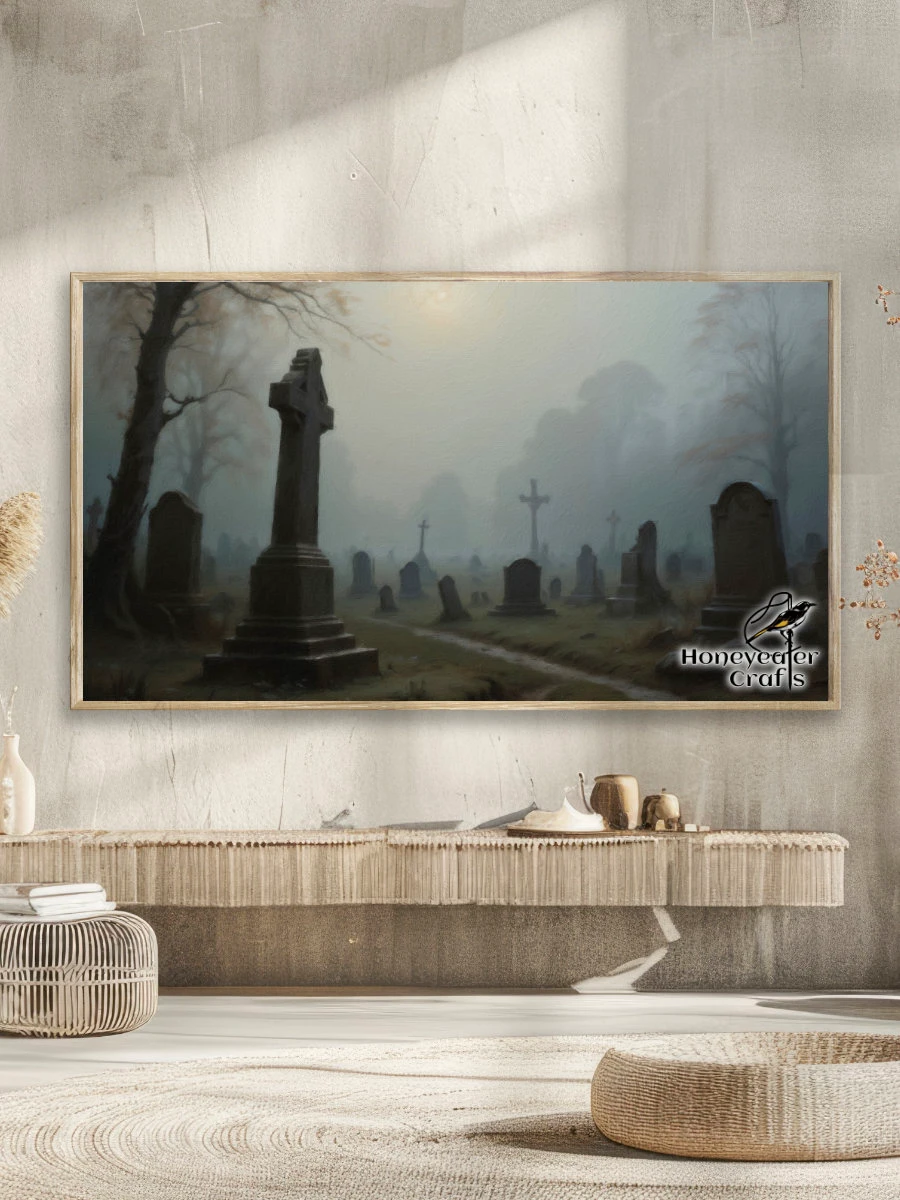 Haunted Graveyard: Halloween Frame TV Art product image (7)