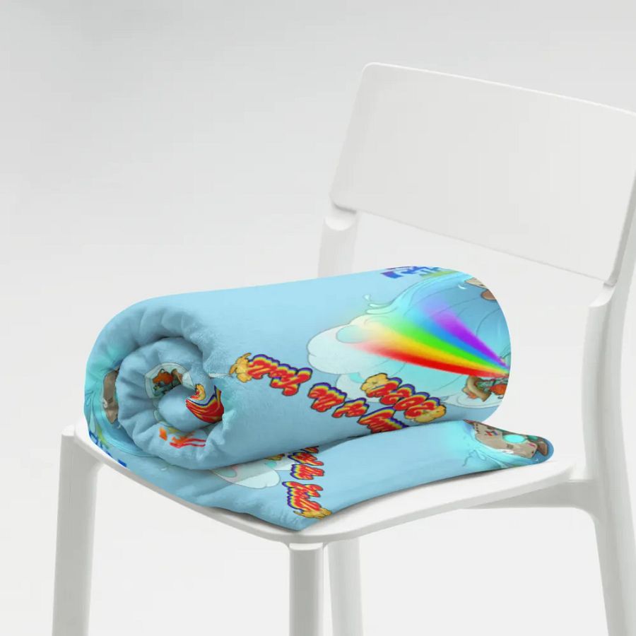 Running of the Trolls Rainbow Blanket Pattern product image (7)