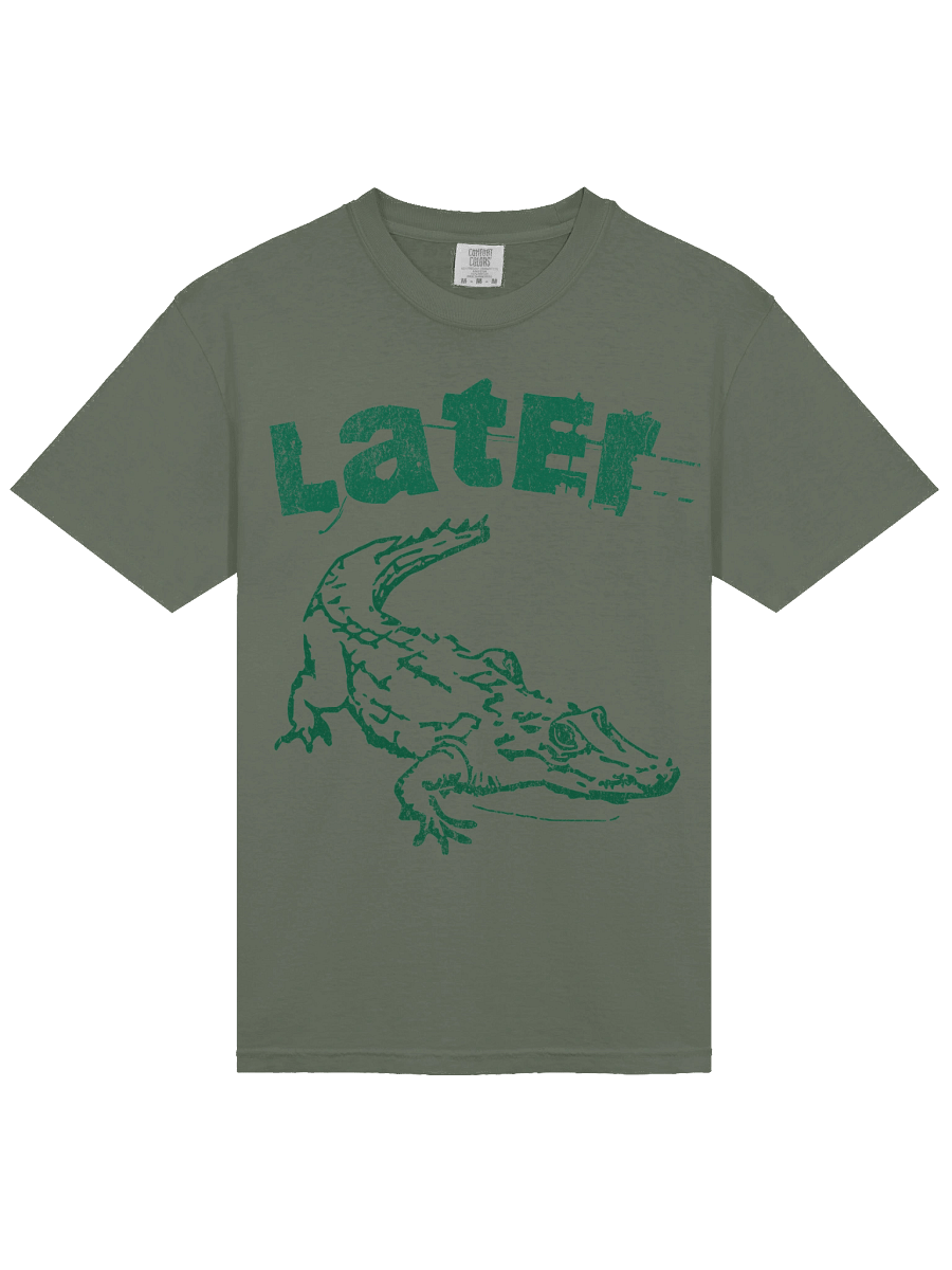 Later Alligator Garment Dyed Comfort Tee product image (27)