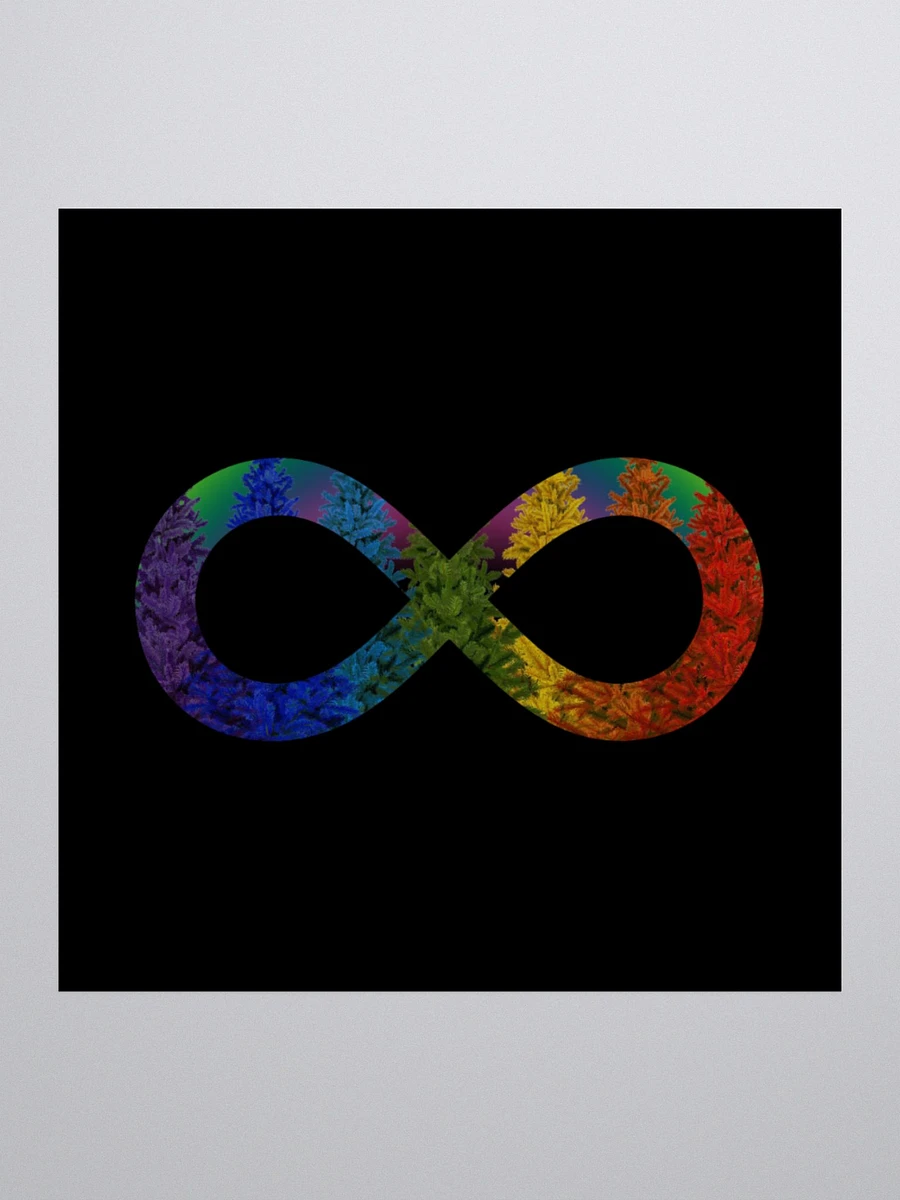 Queer Trees Autistic Infinity Sticker product image (1)