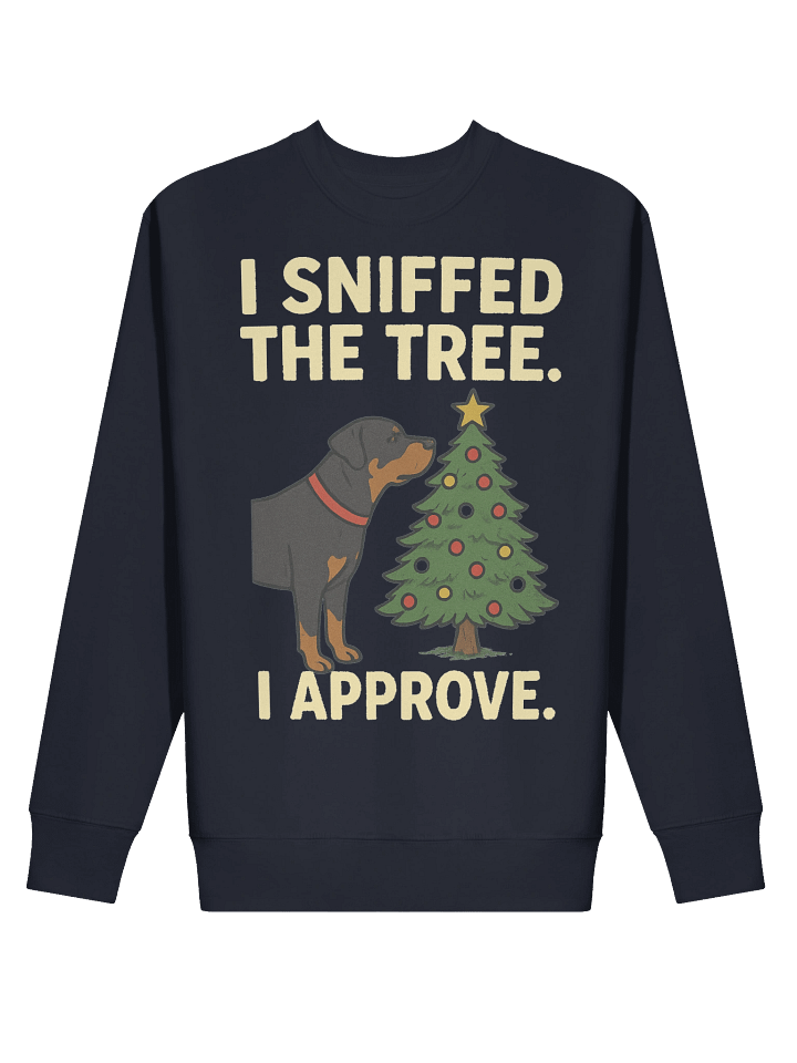 Rottweiler Christmas Tree Sniffer Sweatshirt product image (11)
