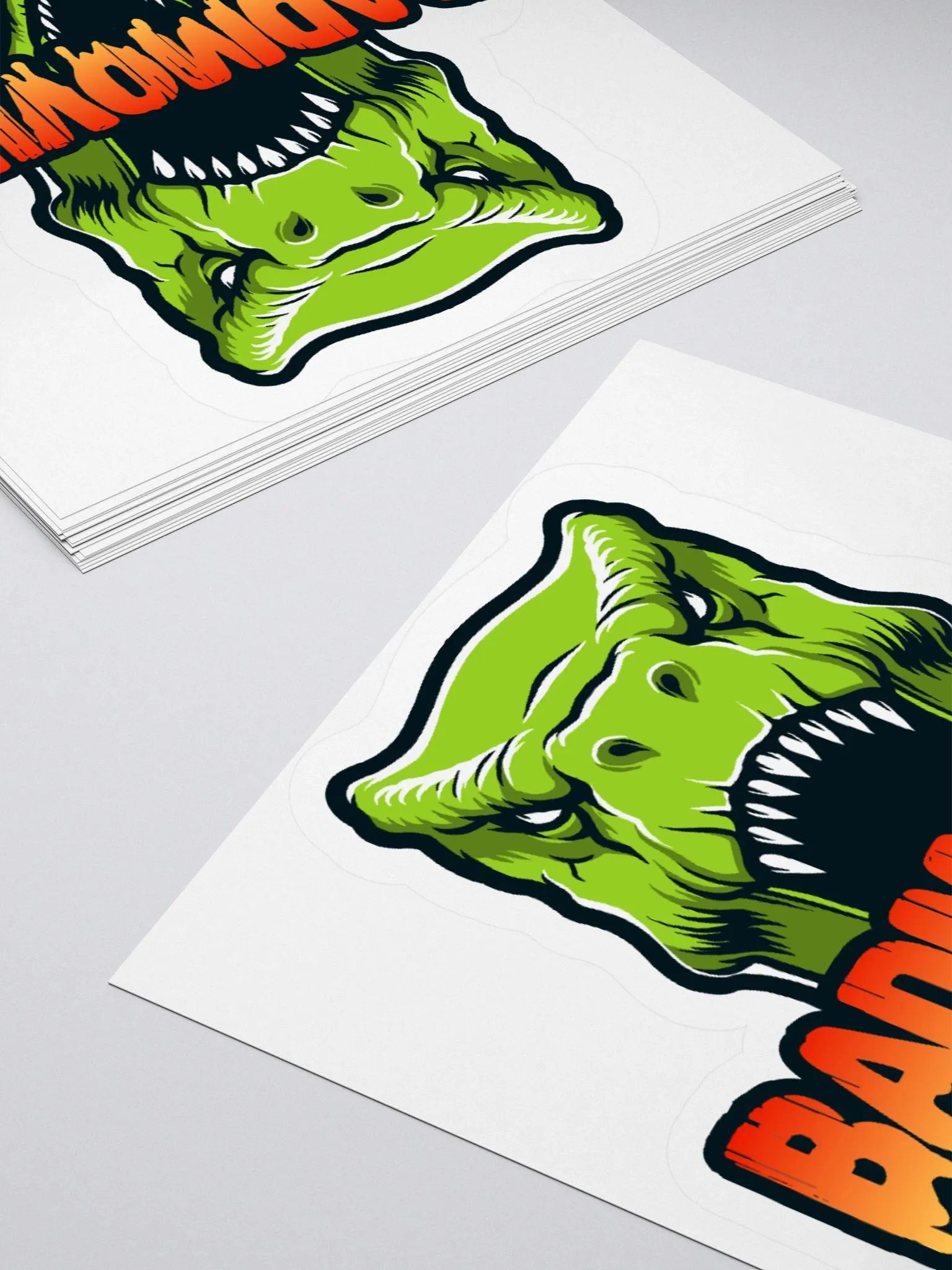 Melting T-Rex Kiss Cut Stickers product image (11)
