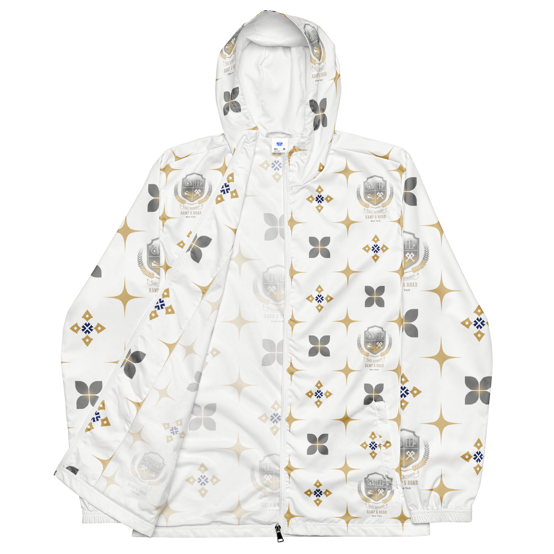 Out and About All-Over Print Unisex Windbreaker product image (2)