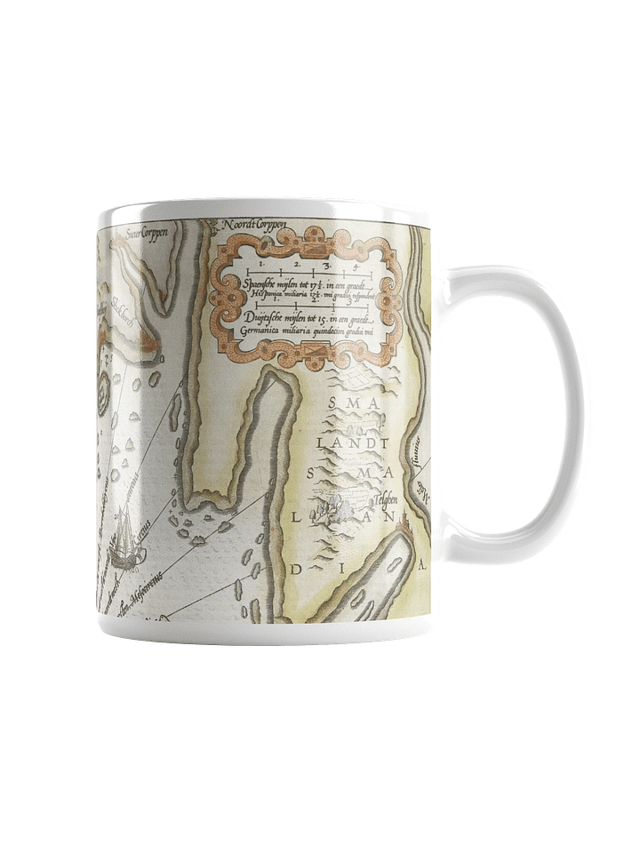 Vintage Nautical Map Mug product image (1)