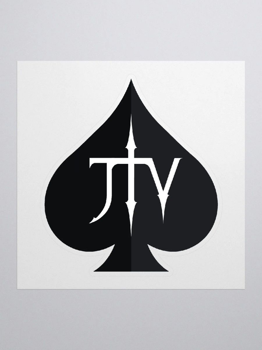 JTV Monogram Spade Stickers product image (3)
