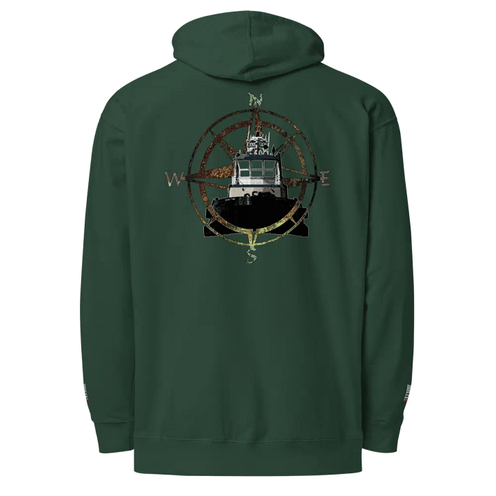 Compass Rose Pacific Titan - Twin Anchor Front & sleeves (embroidered) product image (1)
