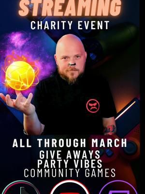 Charity Streanjng event on all platforms! helping seriously ill children experience some joy through video games. all Donos go directly to the Starlight Children's Foundation ❤️ join the lives! #charity  #starlightchildrensfoundation #livestream #tiktoklive #gaming #gaming #gamingtiktok 