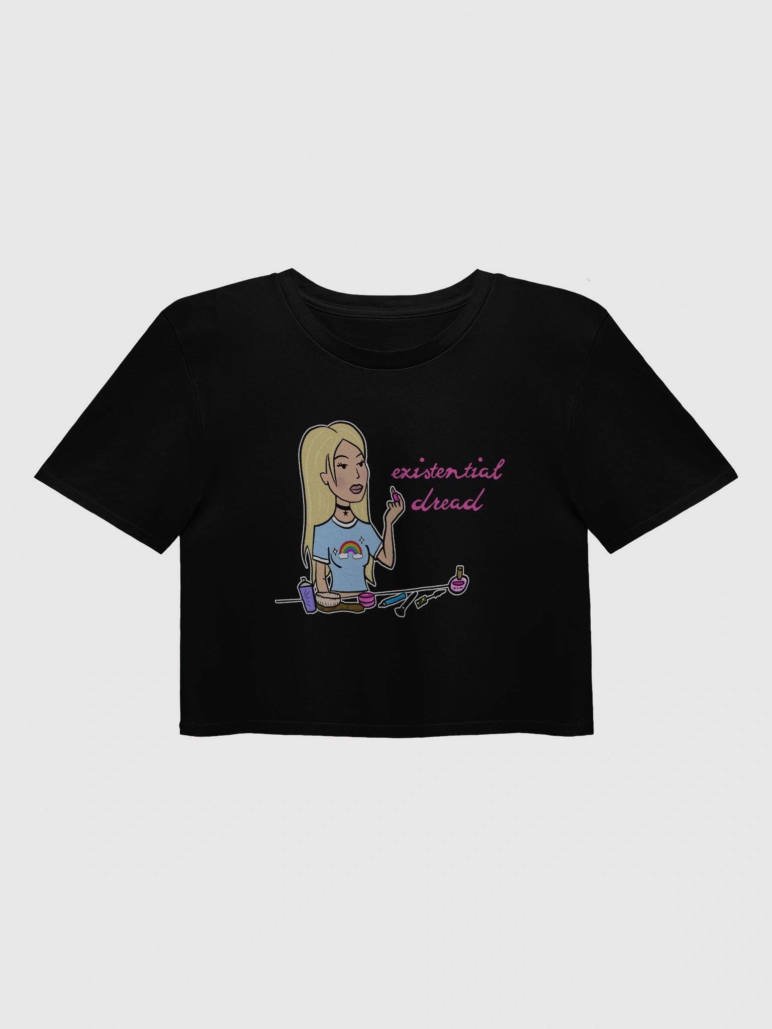 Existential Dread/SickSadWorld Crop Tee product image (1)