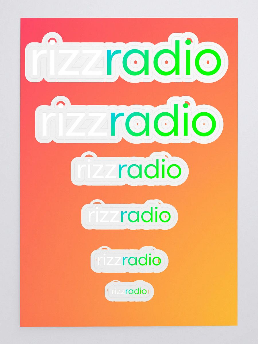 Rizz Radio Sticker Pack product image (3)