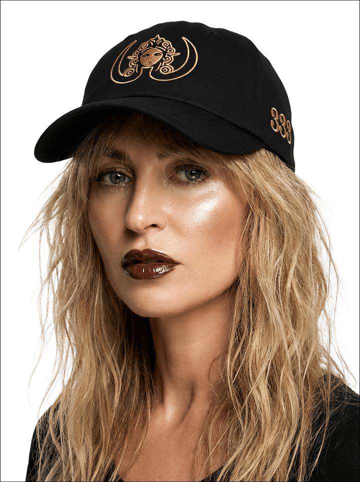 CIRCEMOON Divin Sacré Nombre 333 Cap - black product image (1)