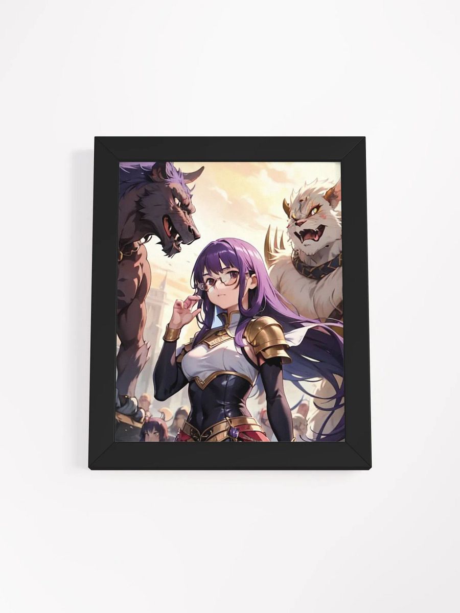 Purple K Warrior Poster w/ Frame product image (1)