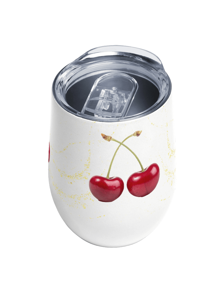 Cherry Glitz Wine Tumbler gift for trendy ladies girls moms colleagues product image (4)