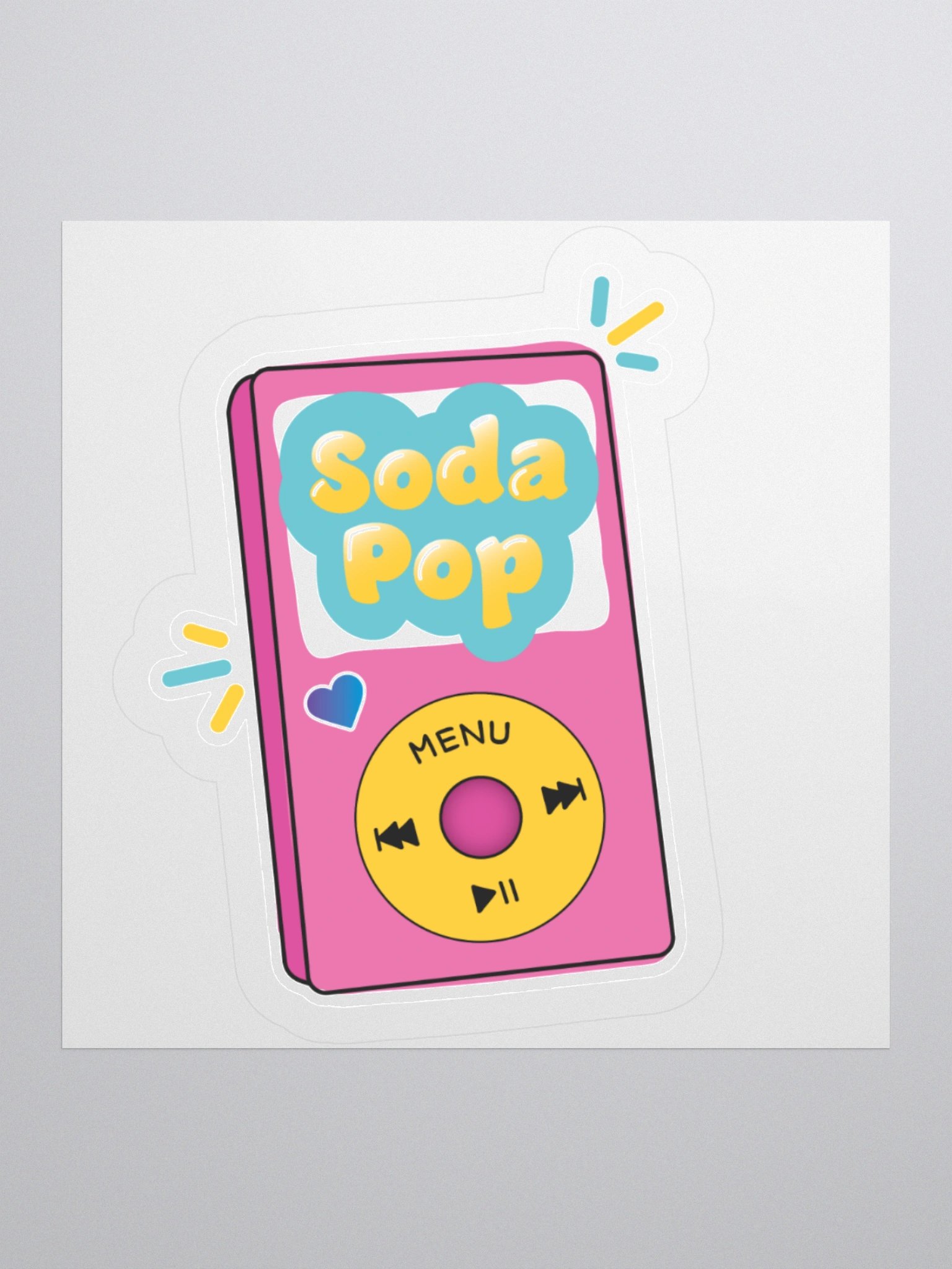 Soda Pop! iPod - Kiss Cut Sticker product image (3)