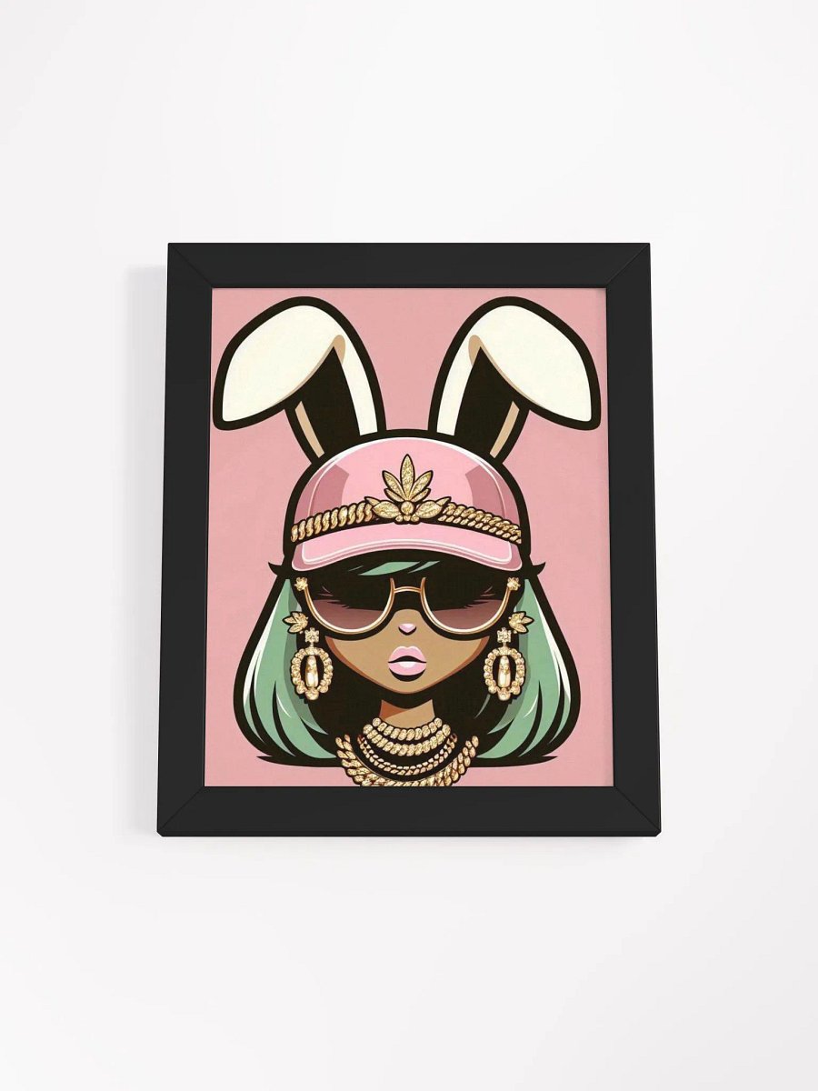 Mint Green Bunny Babe Poster product image (1)