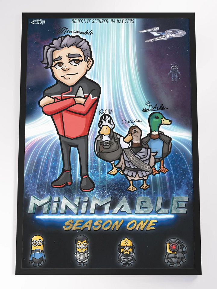 Minimable Season One Framed Poster 24" x 36" product image (1)