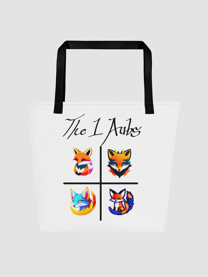 The1Aubs- FoxLove 2023 Large Tote Bag w/ Pocket. product image (1)