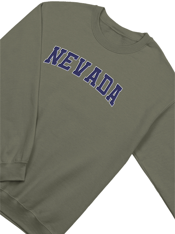 Nevada Vintage Stylish Embroidery Classic Crewneck Sweatshirt product image (17)