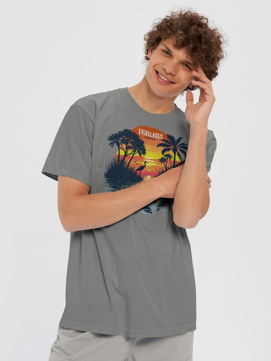 Everglades Sunset Cotton Tee product image (15)