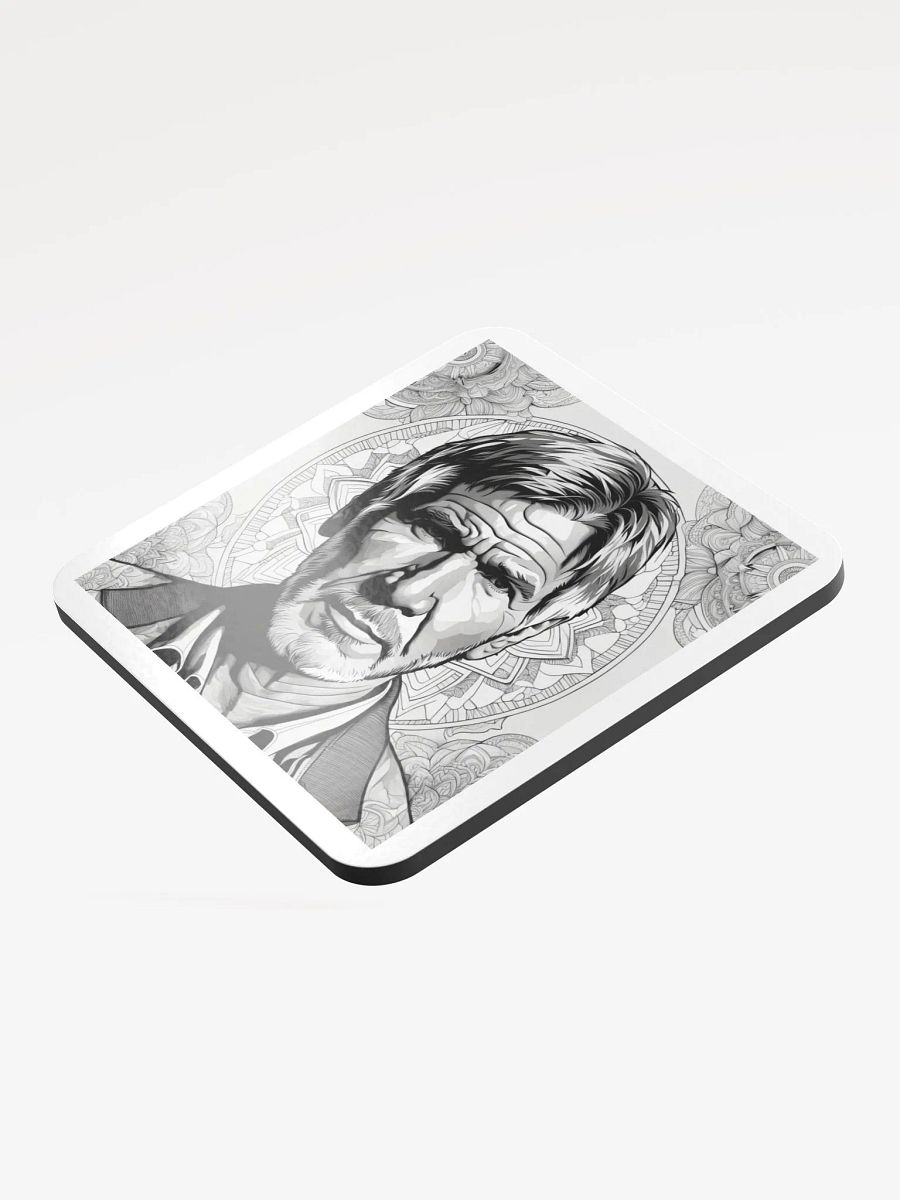 Mandala Man Glossed Cork Coaster product image (3)