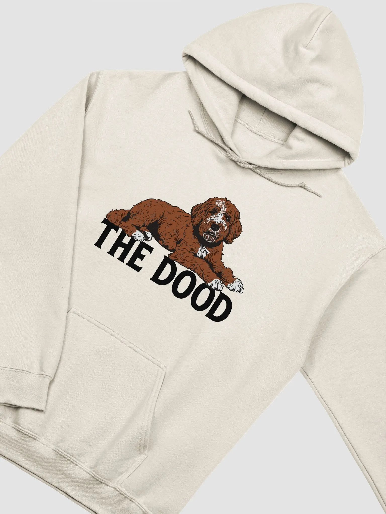 The Dood Hooded Sweatshirt of a Labradoodle | Funny Hoodie for Golden Doodle, Labradoodle, and Bernedoodle Owners product image (22)