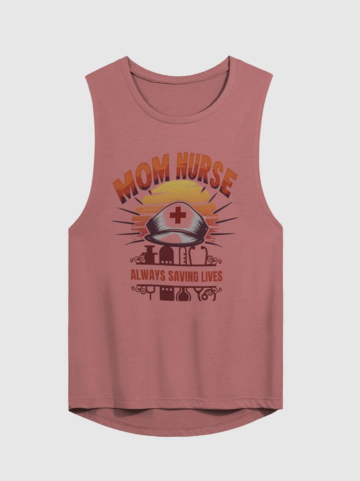 Sunset Nurse Mom Flowy Muscle Tank product image (1)