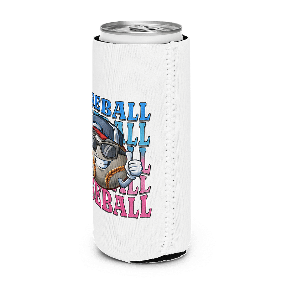 Baseball Thumbs Up Smiling Can Cooler product image (2)