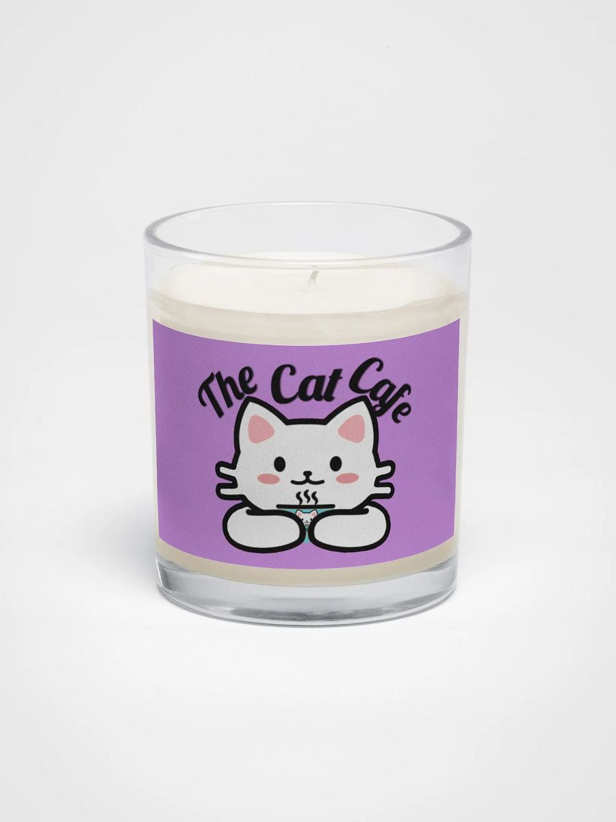 The Cat Cafe Logo Soy Wax Candle product image (1)