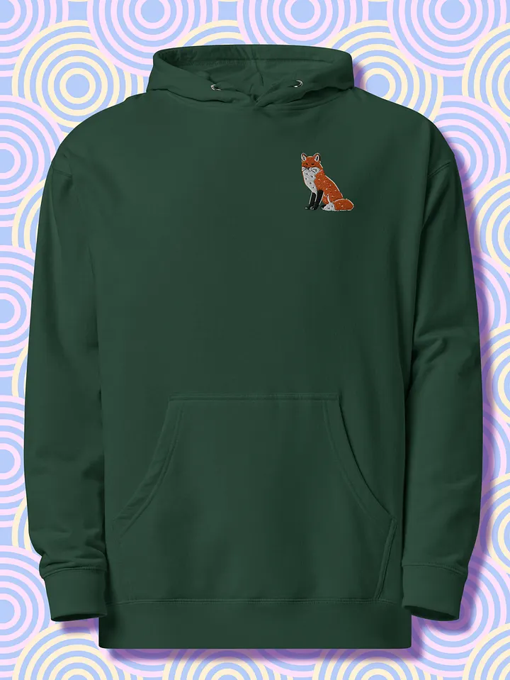 Peaceful Fox Midweight Hoodie product image (2)