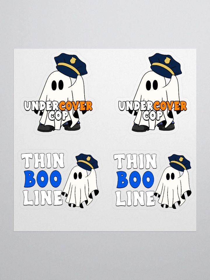Undercover Cop Kiss Cut Stickers Set product image (2)