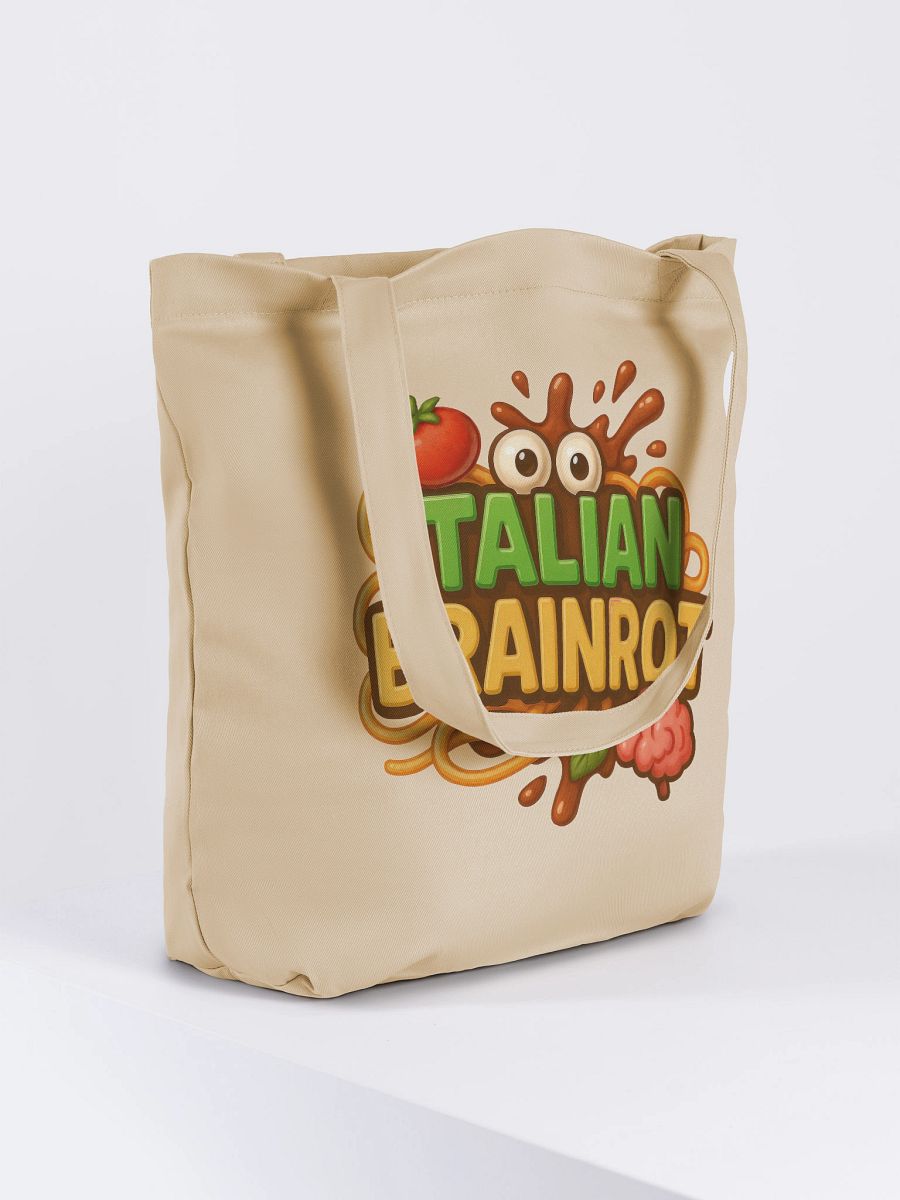 Italian Brainrot Logo Eco-Friendly Tote Bag product image (8)