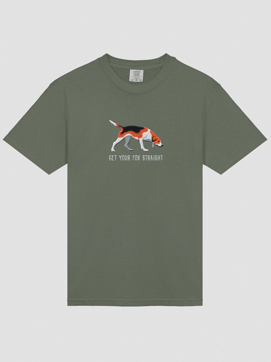 Get Your Fox Straight T-Shirt(Embroidered) of an American Foxhound(Tricolor) product image (23)