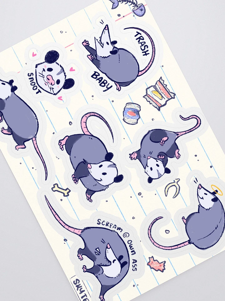 Possum Sticker Sheet product image (1)