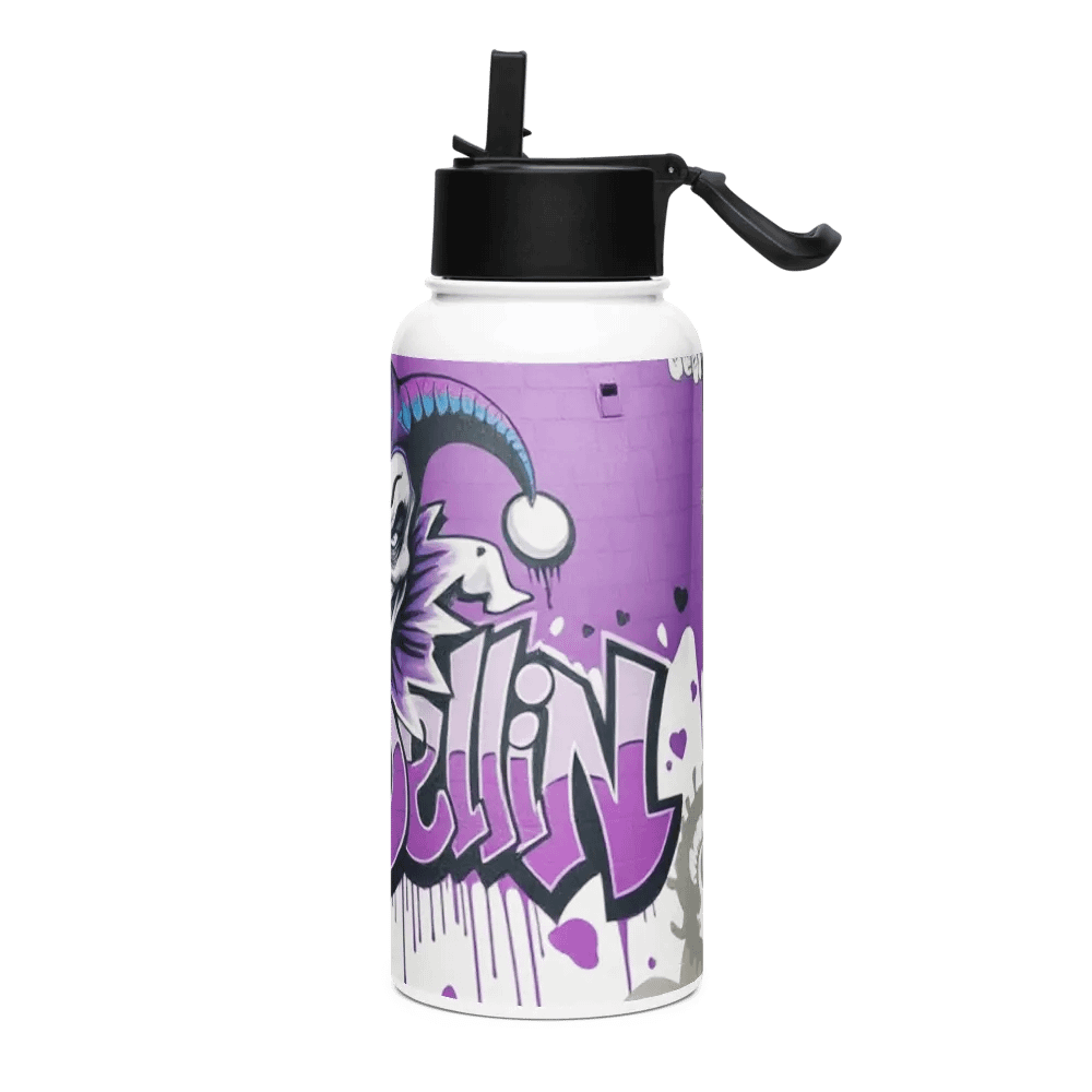 Menacing Jester Stainless Steel Water Bottle product image (3)