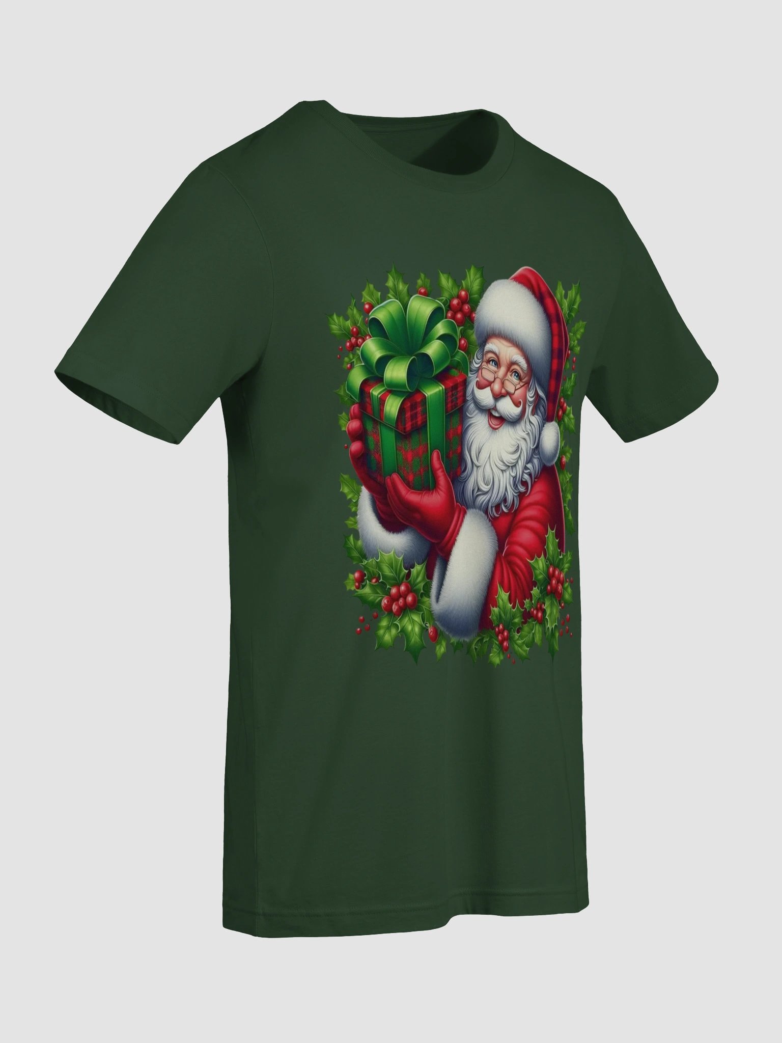 Festive Santa Claus Gift T-Shirt product image (5)