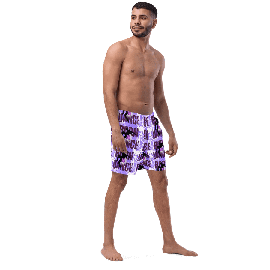 Born to Dance His Silhouette All-Over Swim Trunks product image (5)