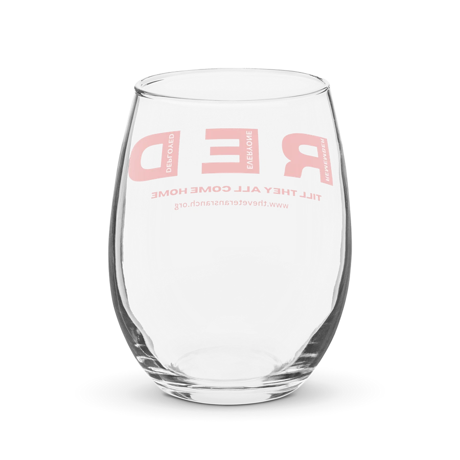 Remember Everyone Deployed Stemless Wine Glass product image (3)
