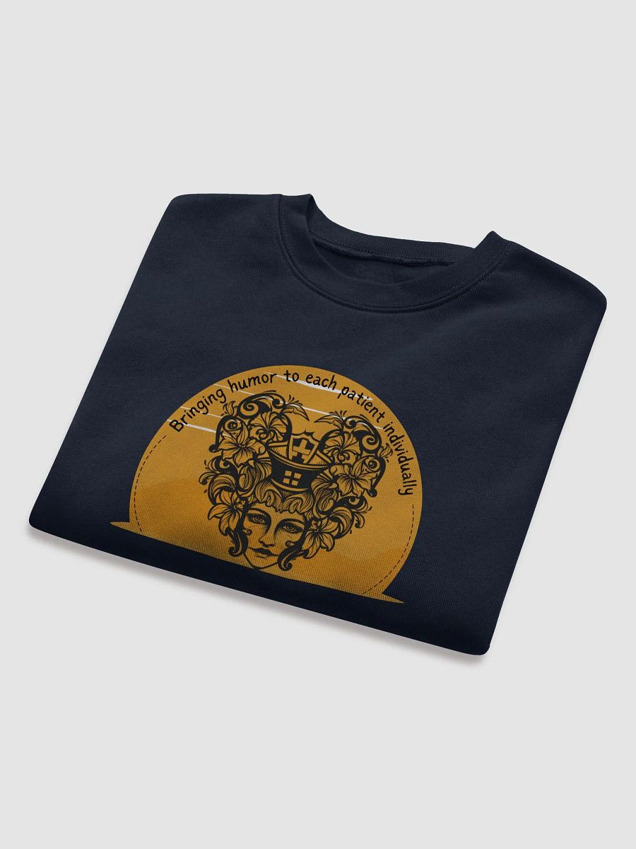 Bringing humor to each patient individually - Nurse icon Fleece Sweatshirt product image (36)