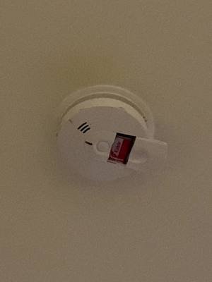 Smoke detector VS Short King with NO Ladder… This is my Villain origin story. #SmokeAlarmSaga #AdultingFail #ApartmentLife #RelatableAF #ComedyTok     