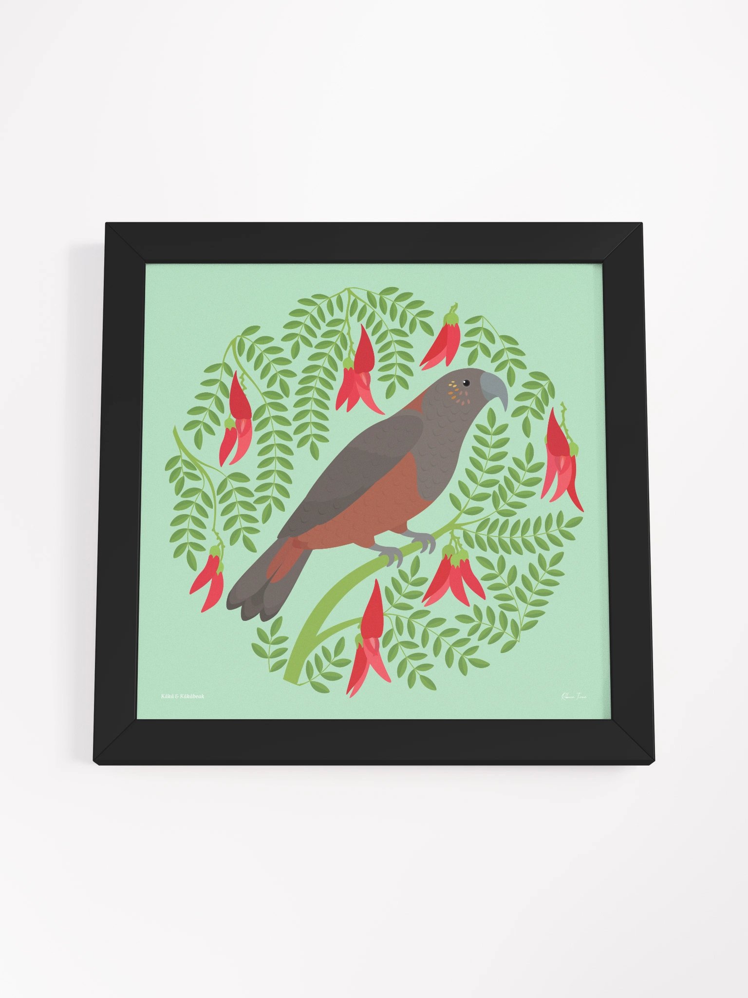 Kākā in Kākābeak Framed Wall Art product image (4)