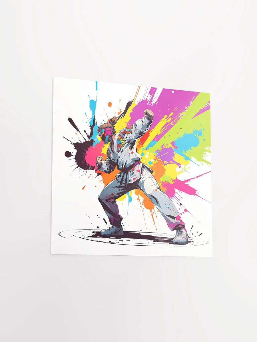 Enhanced Matte Paper Poster (in) ( D_0144_Color Kick Taekwondo Boy of the Streets ) product image (11)