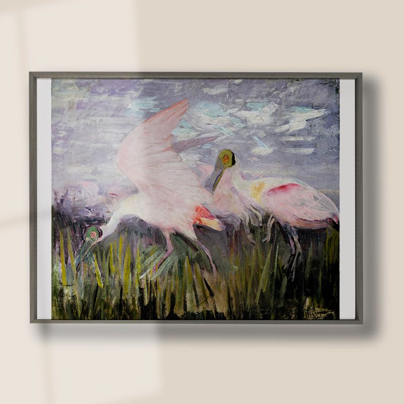 Eclectic Pink Flamingo Gallery Wall Set of 11 DIGITAL Prints product image (12)