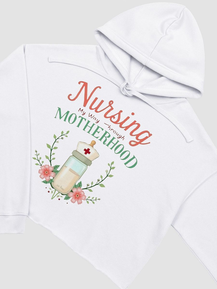 Nurse Mom Life Crop Hoodie product image (7)