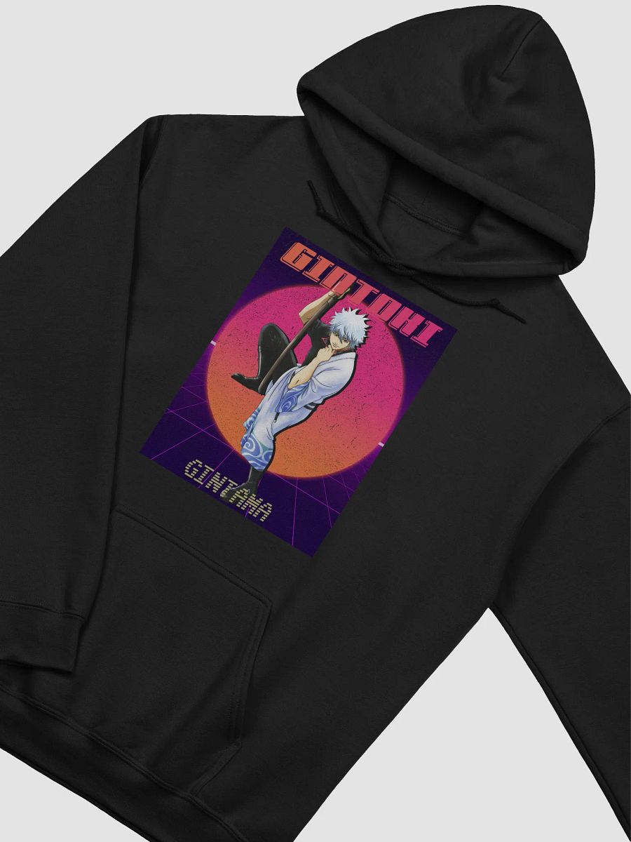 Gintama Gintoki Retro Sunset Sweatshirt – Gildan Midweight product image (2)