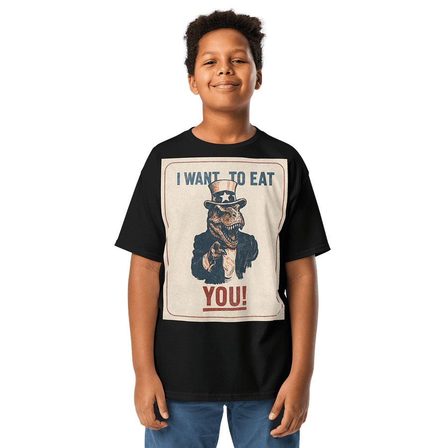 Uncle Sam T. Rex Poster Funny Dinosaur Shirt product image (1)