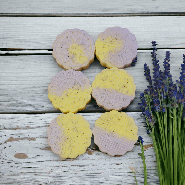 Lavender & Lemon Poppyseed Soap (1.5oz-3oz) product image (2)