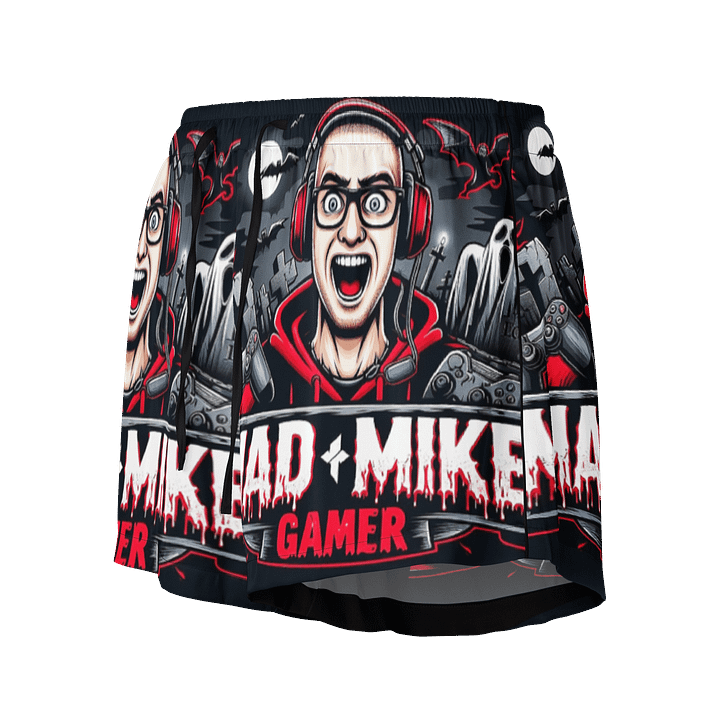 Mad Mike Gamer Night Vibes Pajama Shorts product image (1)